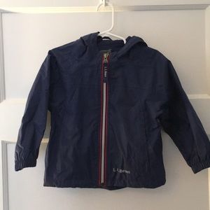 Like new! LLBean navy 2T windbreaker + pant set